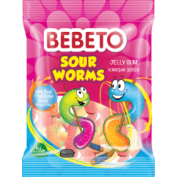 Sour Worms 80g