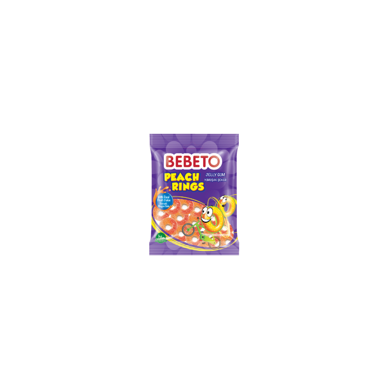 Peach Rings 80g