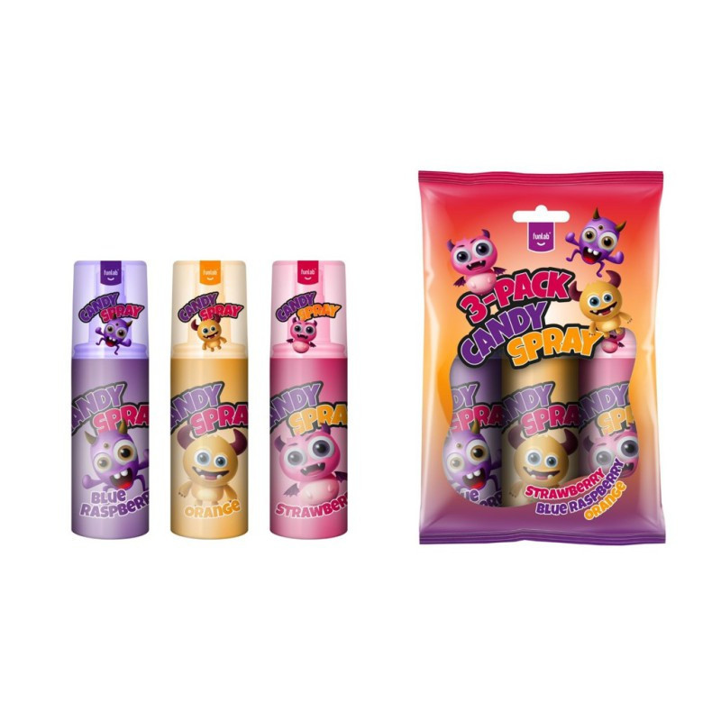 FUN LAB CANDY SPRAY 3 PACK 60 ML